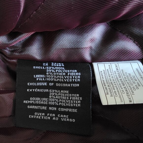 Cole Haan wool Melton Trucker Jacket mens sz large - Picture 8 of 9